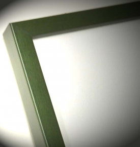 【角額】木製正方形額・壁掛けひも ■5767 150角(150×150mm)グリーン