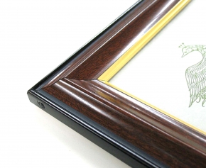 【高級賞状額】木製賞状額 壁掛けひも ■0140 光輝 OA-B5(257×182mm)
