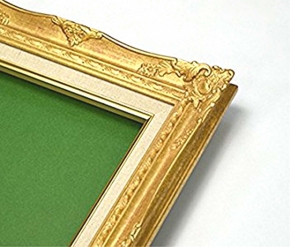 【ルイ式油額】キャンバス額・油絵額 ■9232N F4(333×242mm)「ゴールド」