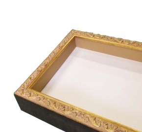 【角額】正方形額・深みのある額 ■8201 400角(400×400mm) ゴールド