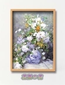 ルノワール名画額A3 花瓶の花