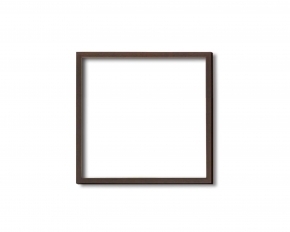 【角額】木製正方形額・壁掛けひも ■5767 250角(250×250mm)ブラウン