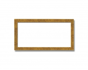 長方形額(400×200mm) 金柄紋